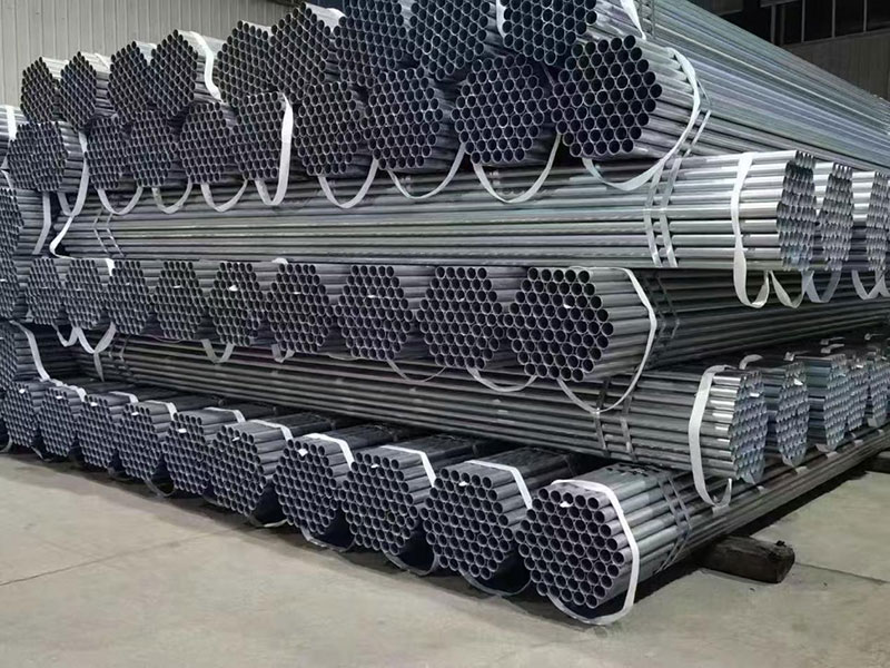 Hot-Dip Galvanized ທໍ່ເຫຼັກກ້າເຮືອນແກ້ວ
